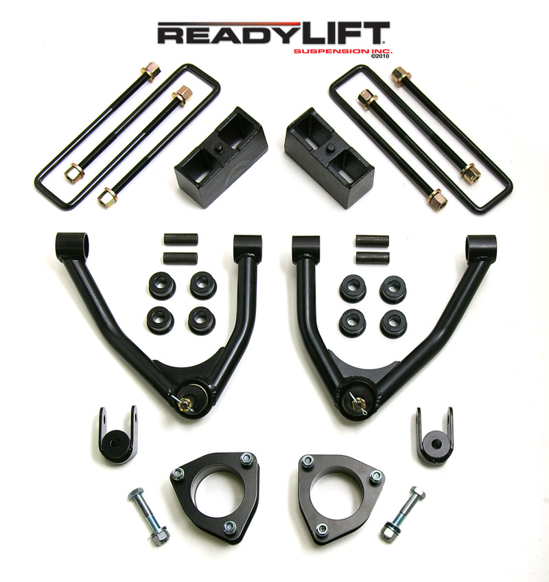 ReadyLIFT 07-18 Silverado/Sierra 1500 SST Lift Kit 4 in. Front/1.75 in. Rear Lift w/Tubular UCAs For Vehicles w/OE Cast Steel Control Arms - 69-3285