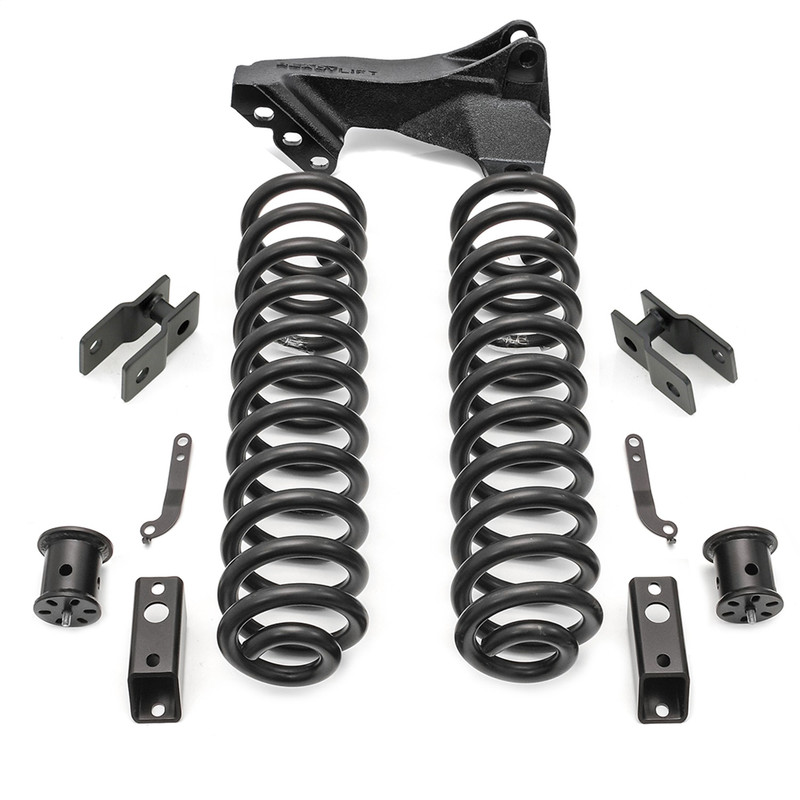 ReadyLIFT 11-22 F-250/350 Coil Spring Leveling Kit w/Front Shock Extensions and Front Track Bar Bracket - 46-2728