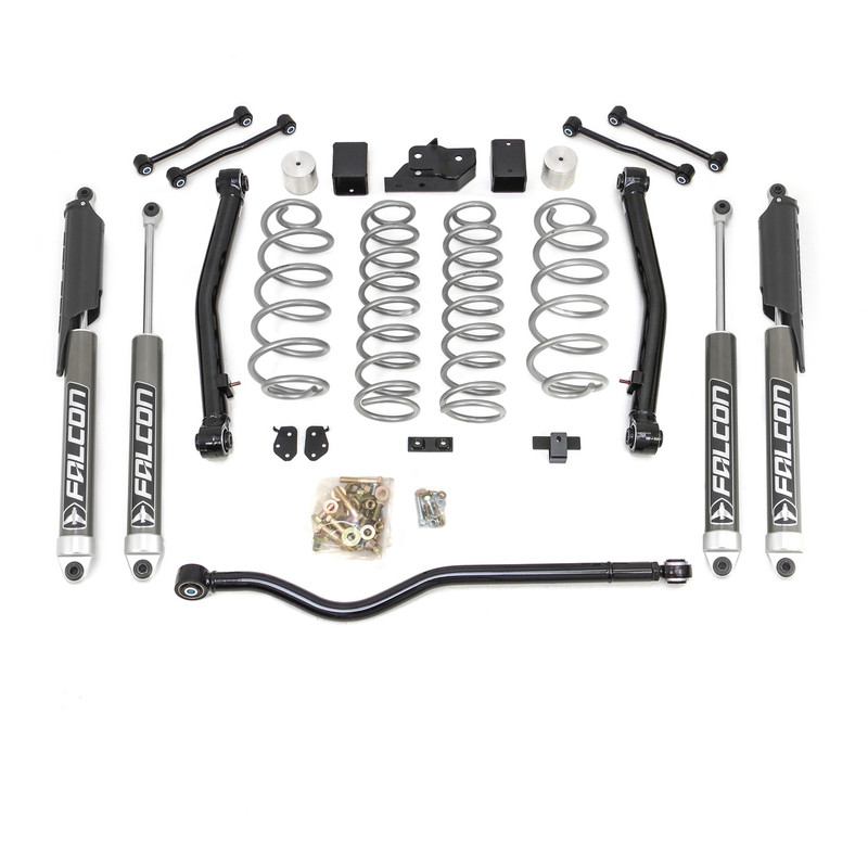 ReadyLIFT 18-22 Wrangler JL SST Lift Kit Terrain Flex 2-Arm Kit w/Falcon 3.5 in. Rubicon 4.5 in. Sahara-Sport 2.1 Monotube Shocks - 69-6836