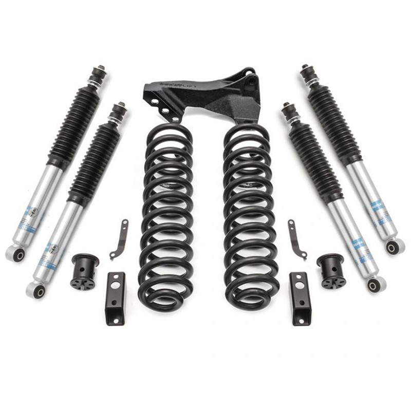 ReadyLIFT 11-16 F-250/350 Coil Spring Leveling Kit w/Bilstein Front and Rear Shocks and Front Track Bar Bracket - 46-2729