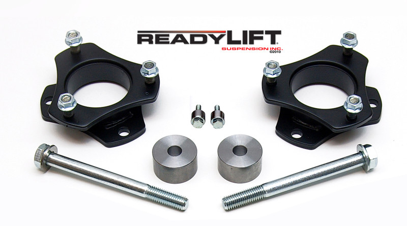 ReadyLIFT 05-23 Tacoma Front Leveling Kit 2 in. Lift w/Steel Strut Extensions Front Differential Spacers Front Skid Plate Spacers - 66-5055