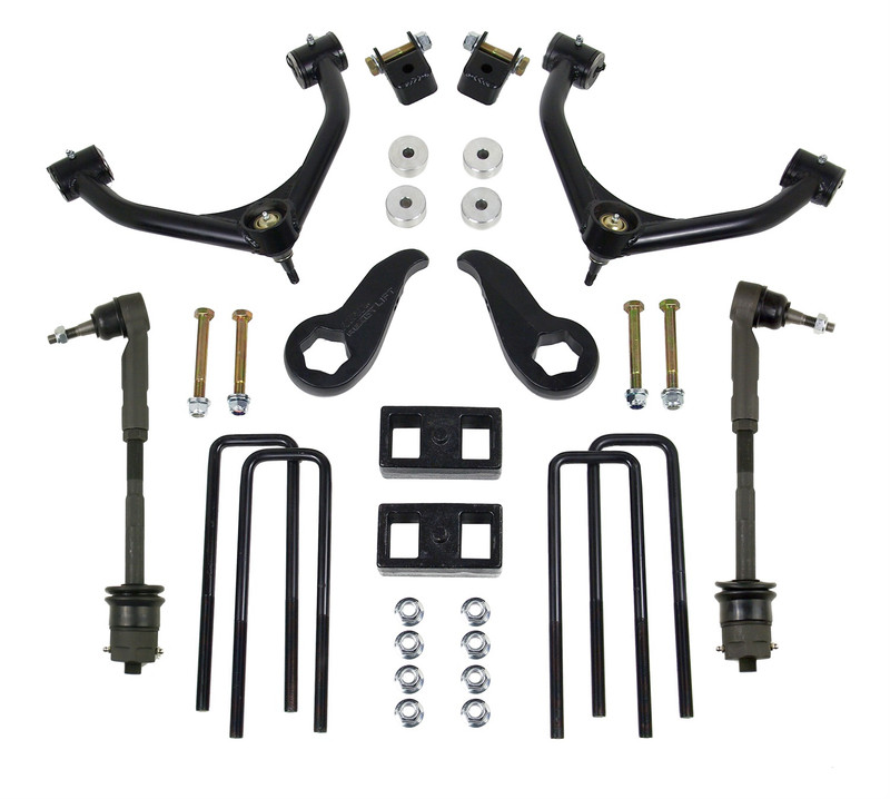 ReadyLIFT 11-19 Silverado/Sierra 2500/3500 SST Lift Kit 4 in. Front/1 in. Rear Lift w/Tubular UCAs - 69-3411