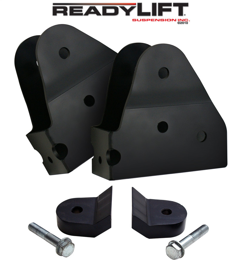 ReadyLIFT 05-16 F-250/350/450 Radius Arm Bracket Kit Lift Height 3.5 in. Incl. Two Brackets Two 1 in. Lower Coil Spring Spacers Hardware And Instructions For Use w/PN[66-2095] - 67-2550