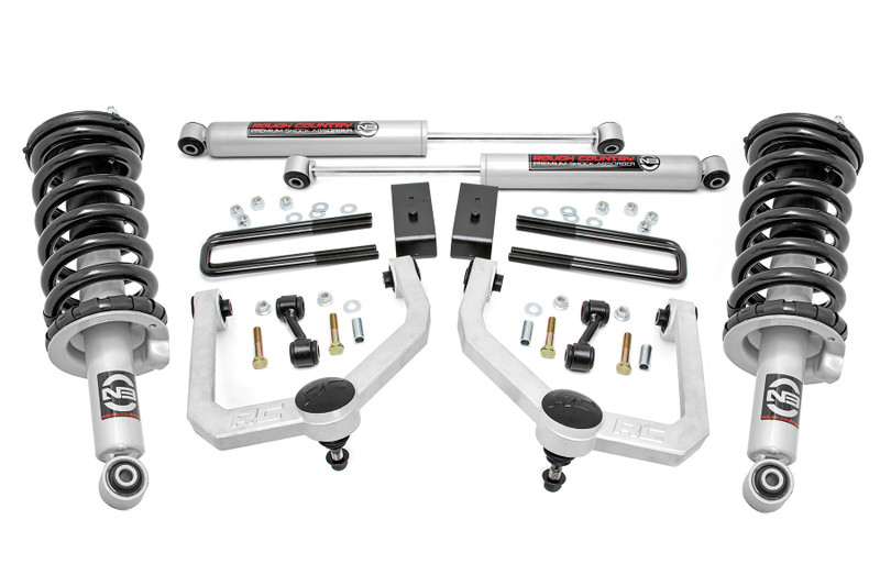 Rough Country 3 in. Lift Kit, N3 Struts and Shocks for Nissan Titan 4WD 17-23 - 83431