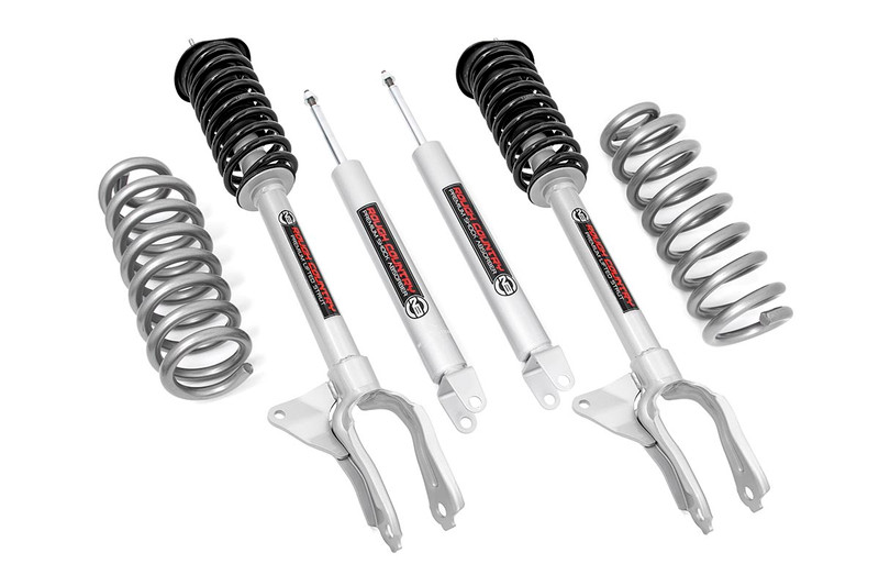 Rough Country 2.5 in. Lift Kit, N3 Struts for Jeep Grand Cherokee 4WD 16-22 - 91430