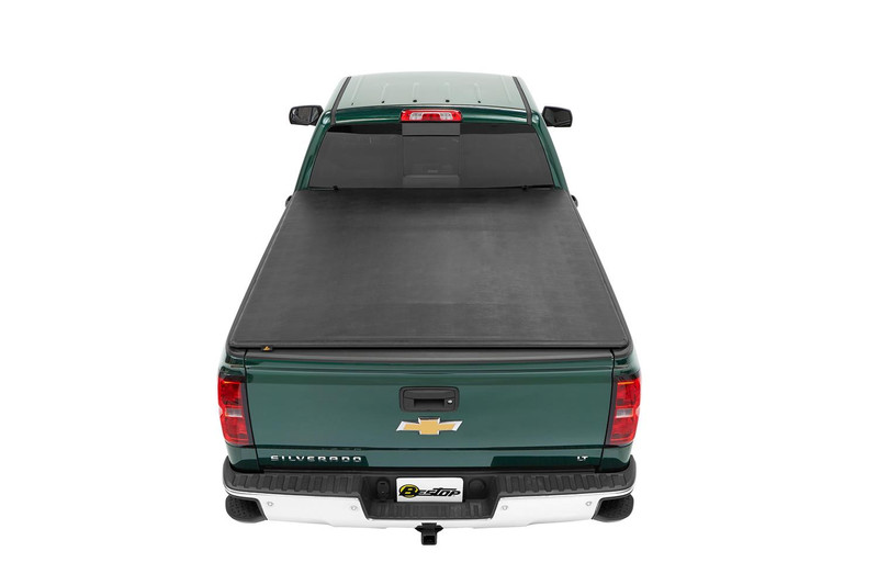 Bestop Chevy/GMC Silverado/Sierra 1500, 2014 2500/3500 HD, For 8 ft. bed, w/o Bed Management System, (Exc. '07 Classic) EZ-Fold Soft Tonneau - 16210-01