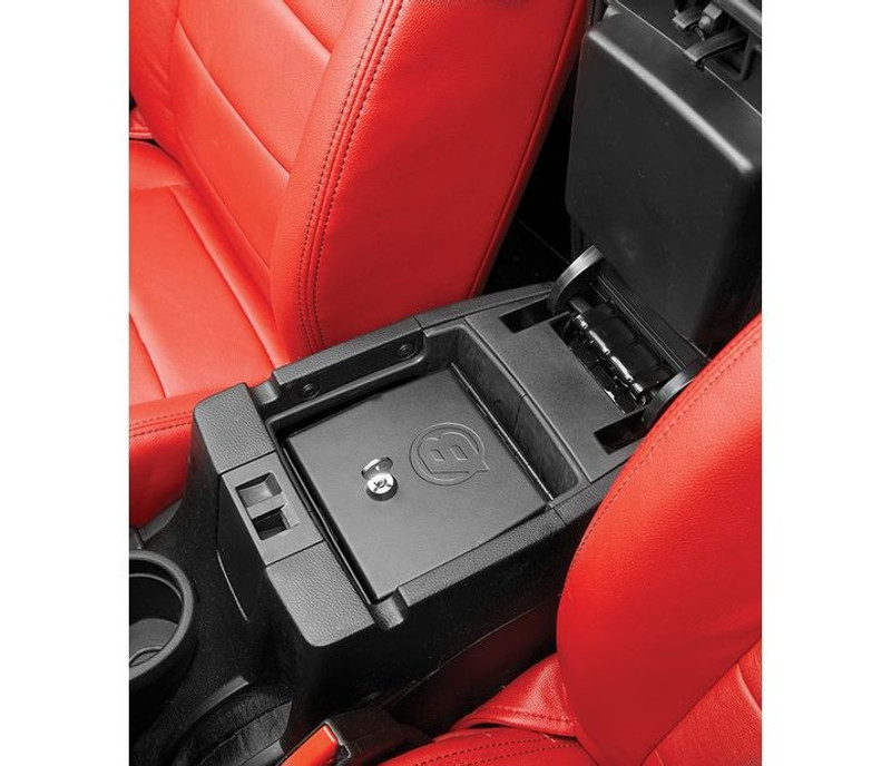 Bestop Jeep Wrangler JK Console Lock Box - 42643-01