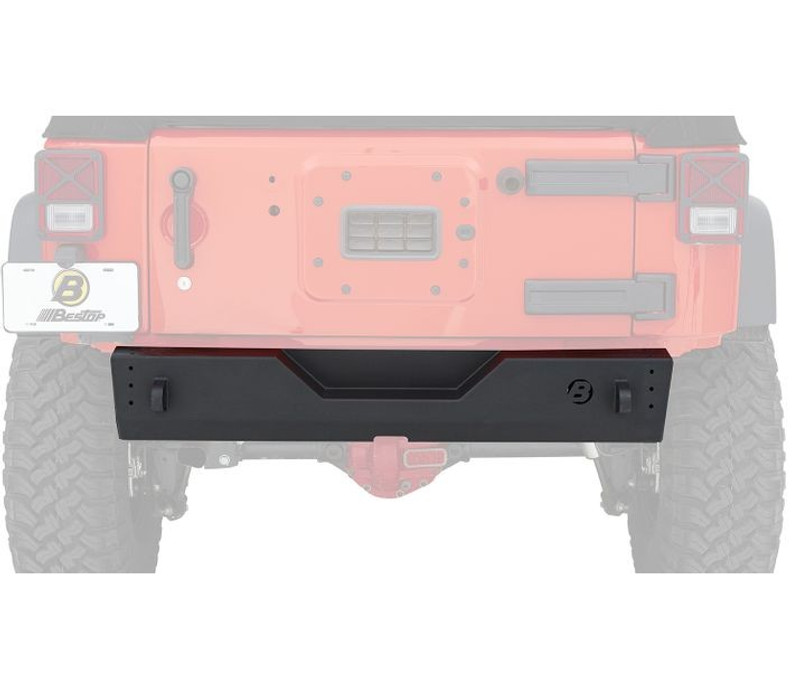 Bestop Jeep Wrangler JK, Rear Bumper - 44940-01