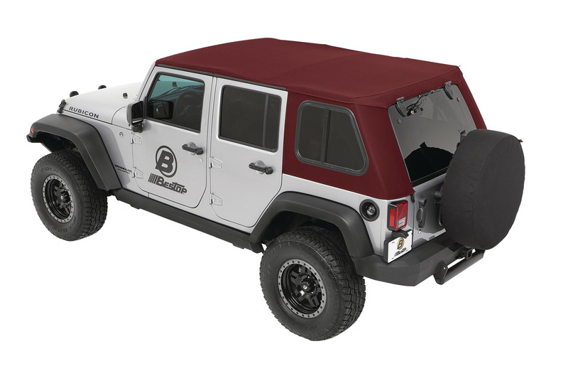 Bestop Jeep Wrangler JK, 4-Door Trektop Pro - 54863-68