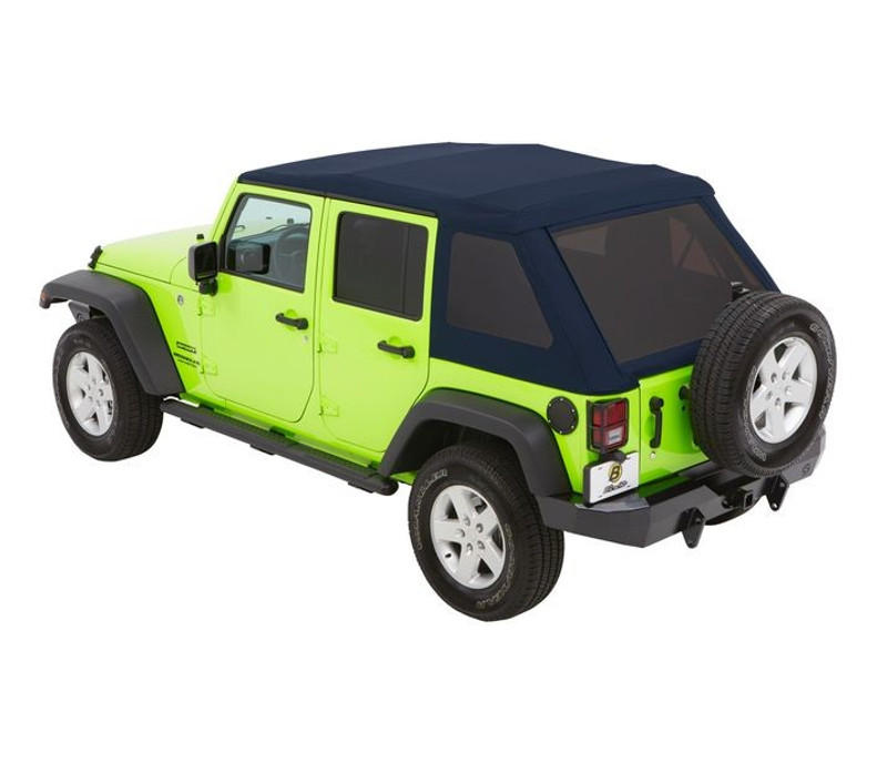 Bestop Jeep Wrangler JK, 4-Door Trektop Glide - 54923-69