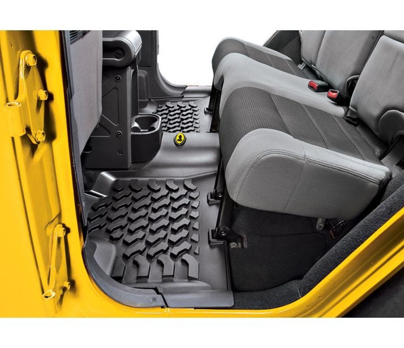 Bestop Jeep Wrangler JK, 4-Door, Rear Floor Mats - 51504-01