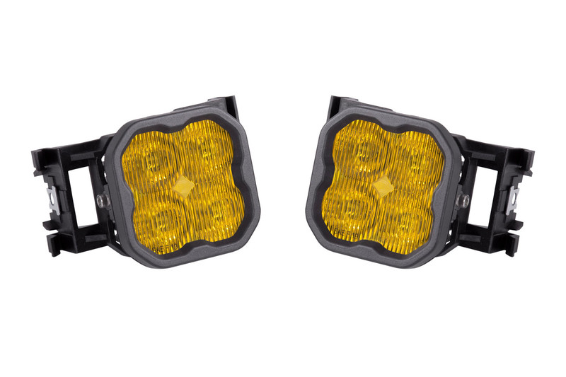 Diode Dynamics - SS3 Type X LED Fog Light Kit Yellow SAE/DOT Fog Sport - DD6547