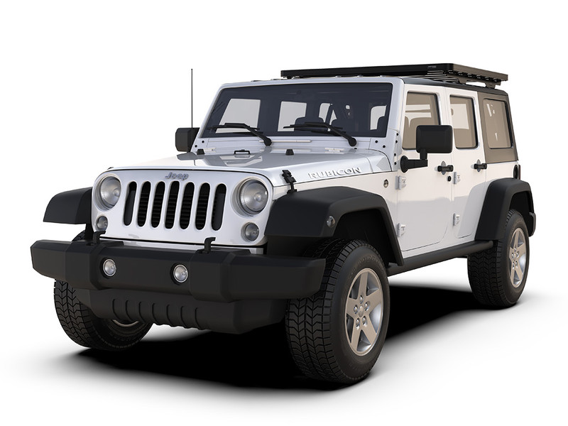 Front Runner Jeep Wrangler JK 4 Door (2007-2018) Extreme Slimline II 1/2 Roof Rack Kit - KRJW004T