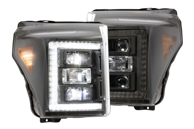 Morimoto XB Hybrid LED Headlights: 11-16 Super Duty - LF553