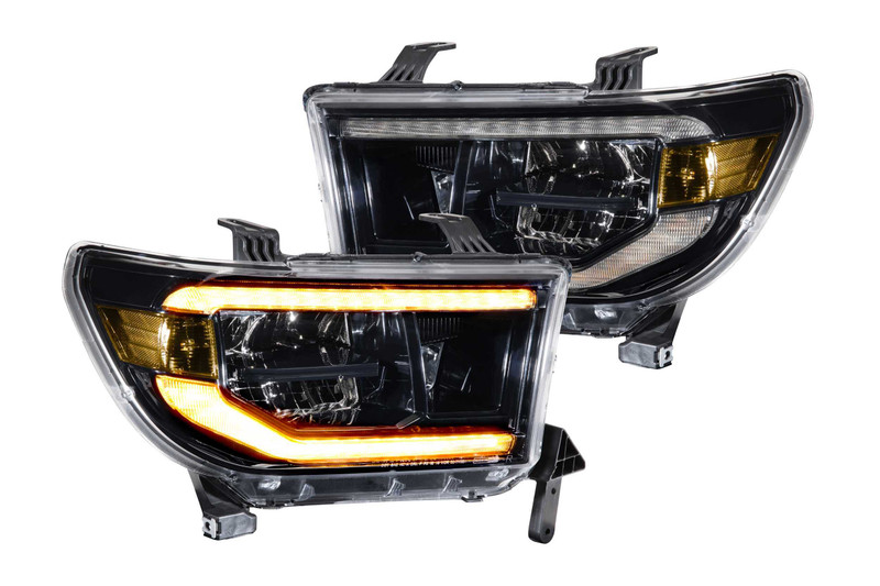 Morimoto XB Headlights (Amber DRL): 07-13 Tundra - LF533-A-ASM