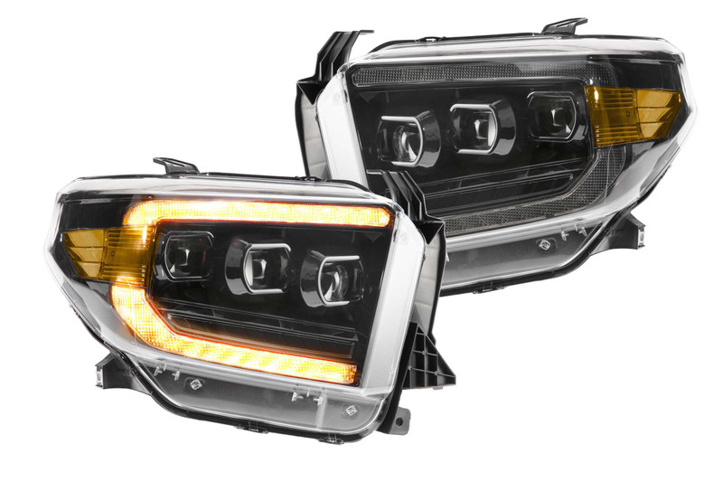 Morimoto XB LED Headlights (Amber DRL): 14-21 Tundra - LF532.2-A-ASM