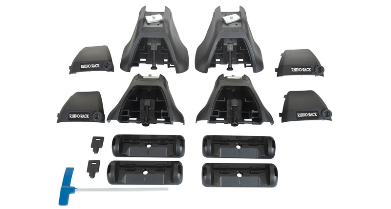 Rhino Rack Heavy Duty 2500 Roof Rack, Nissan Titan, Crew Cab - JA8946