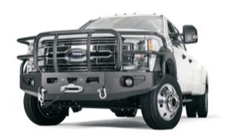 Warn Heavy Duty Bumper for Ford Super Duty, with grille/brush guard - 99396