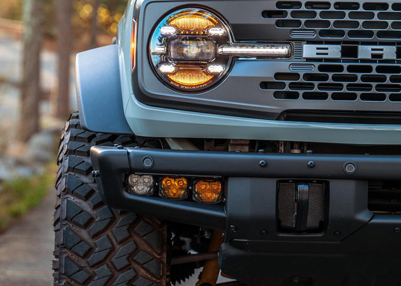 Morimoto 4Banger Triple Fog Light Brackets: 21+ Bronco - BAF069