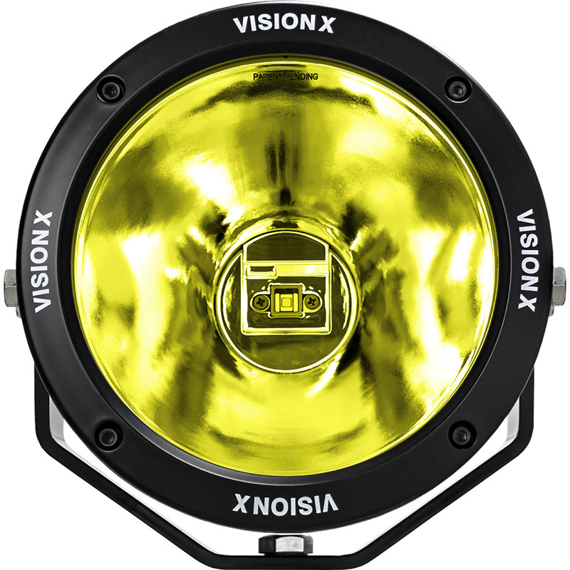 Vision X Lighting Single 6.7" Single Source 70 Watt Selective Yellow Cannon CG2 Light Including Pig Tail Using Dtp C - 9946757