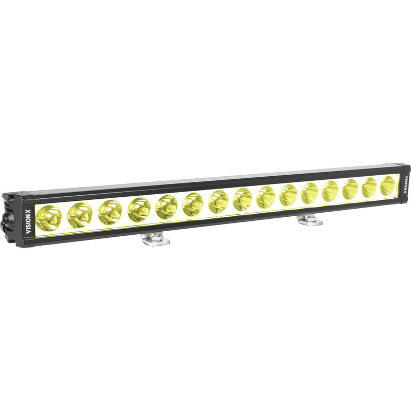 Vision X Lighting 20.75In Xpl Series Halo Selective Yellow 15 Led Spot Light Bar Including End Cap Mounting L Bracket - 9946283