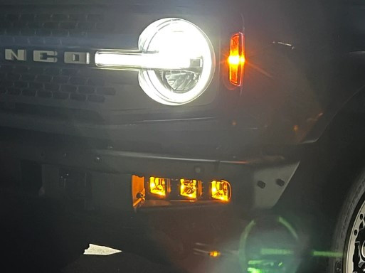 SPV Bronco Premium Triple Fog Light Brackets | Offroad Alliance