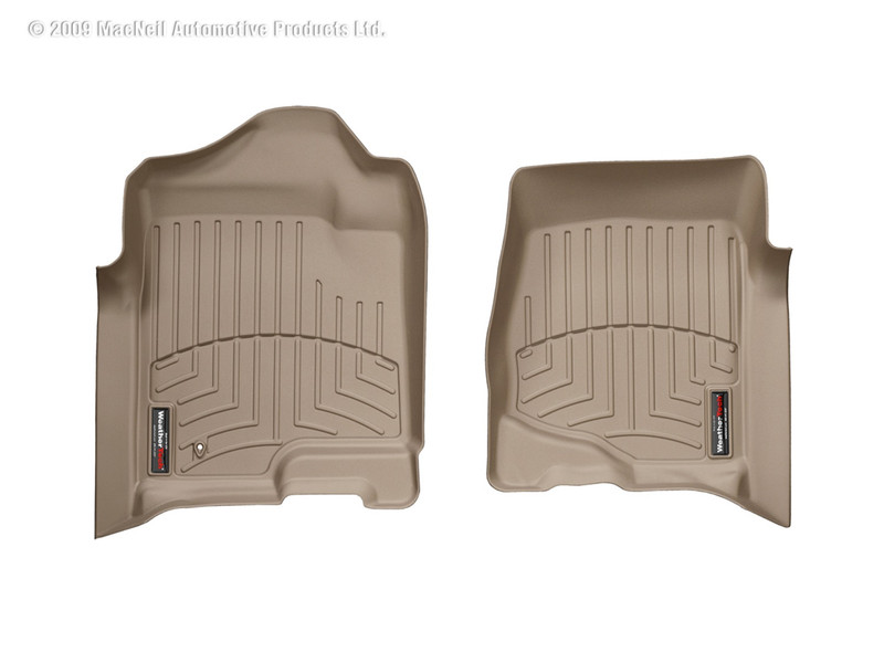 Weathertech Floor Liner Digital Fit, 07-13 Silverado/Sierra 1500/2500/3500 Crew Cab, Tan 07-13 Silverado/Sierra 1500/2500/3500 Crew Cab - 450661