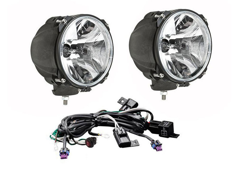 KC HiLiTES CARBON POD HID 7 in. Spread 2-Light System, Universal - 96423