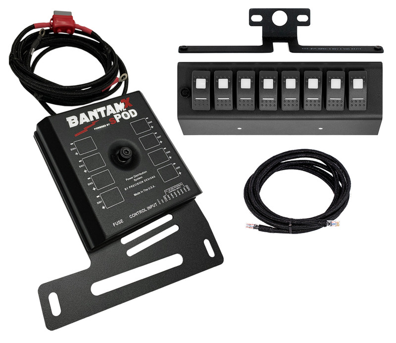 sPOD BantamX w/ Red LED Switch panel for JK 07-08 - 870080