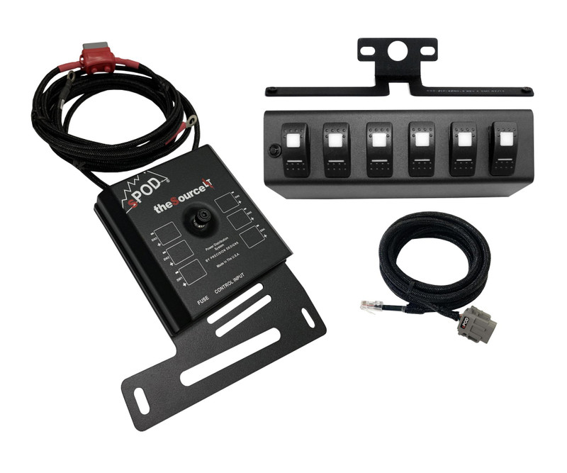 sPOD SourceLT w/ Red LED Switch panel for JK 07-08 - 873185