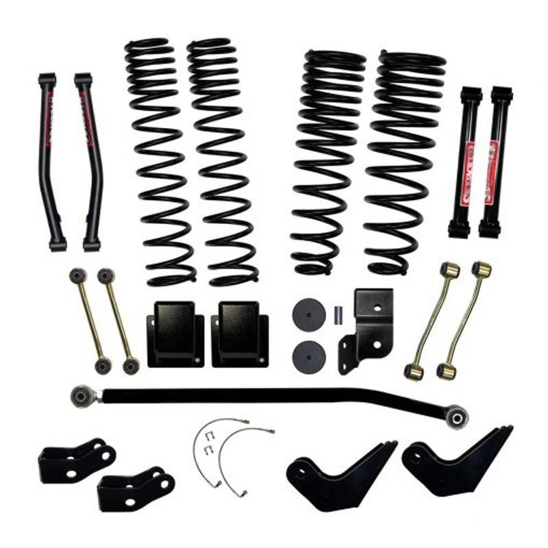 SkyJacker 2020-2022 Jeep Gladiator JT Rubicon 4.5 Inch Dual Rate Long Travel Coil Spring Lift Kit with Shock Extensions - G451RPELT