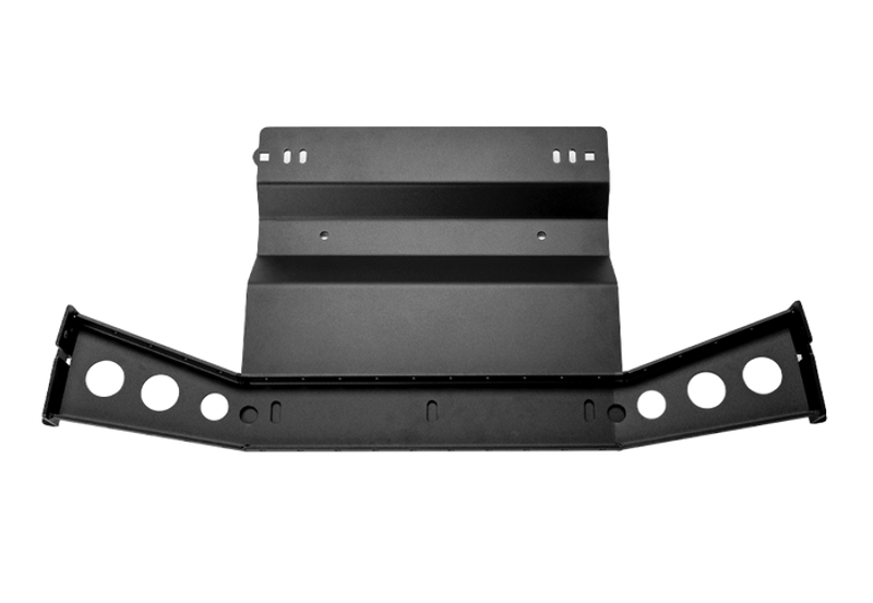 Cali Raised LED 2016-2022 Toyota Tacoma Transfer Case Skid Plate - Steel Raw - CR3666