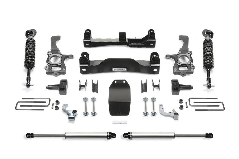 Fabtech Perormance Lift System, 4 in. Lift w/ Dirt Logic Shocks For 14 Ford F150 4WD. - K2192DL