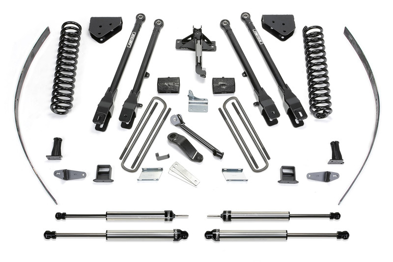 Fabtech 4 Link Lift System, 8 in. Lift w/ Coils and Dirt Logic Shocks For 08-16 Ford F250 4WD w/o Factory Overload. - K2125DL