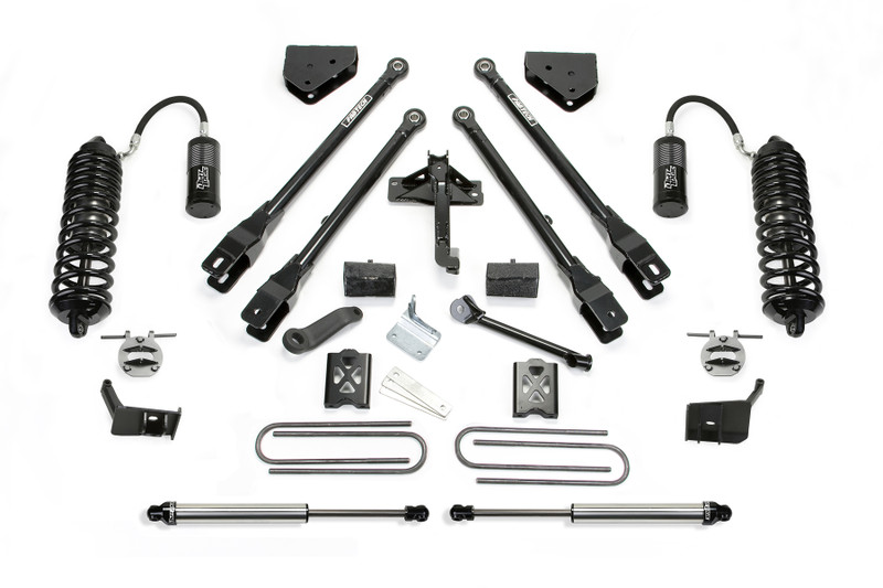 Fabtech 4 Link Lift System, 6 in. Lift w/ 4.0 R/R and 2.25 For 11-16 Ford F350 4WD. - K2288DL