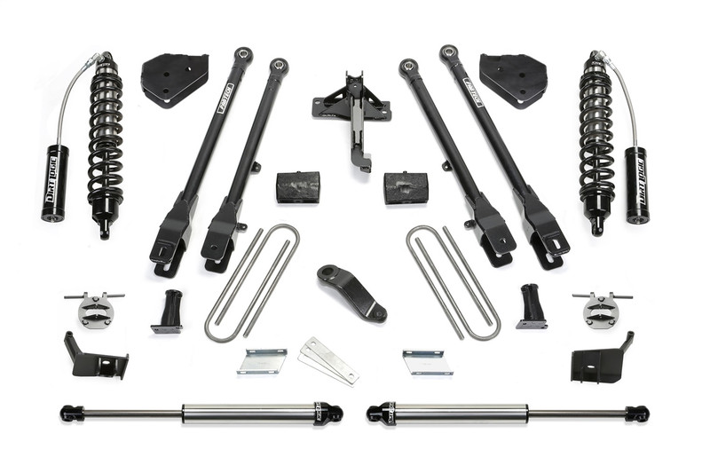 Fabtech 4 Link Lift System, 6 in. Lift w/ 2.5 and 2.25 For 17-21 Ford F250/F350 4WD Diesel. - K2244DL