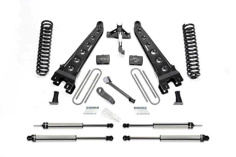 Fabtech Radious Arm System, 4 in. Lift w/ Coils and Dirt Logic Shocks For 17-21 Ford F250/F350 4WD Gas. - K2253DL