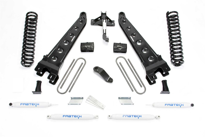 Fabtech Radius Arm Lift System, 6 in. Lift w/ Coils And Performance Shocks - K2335