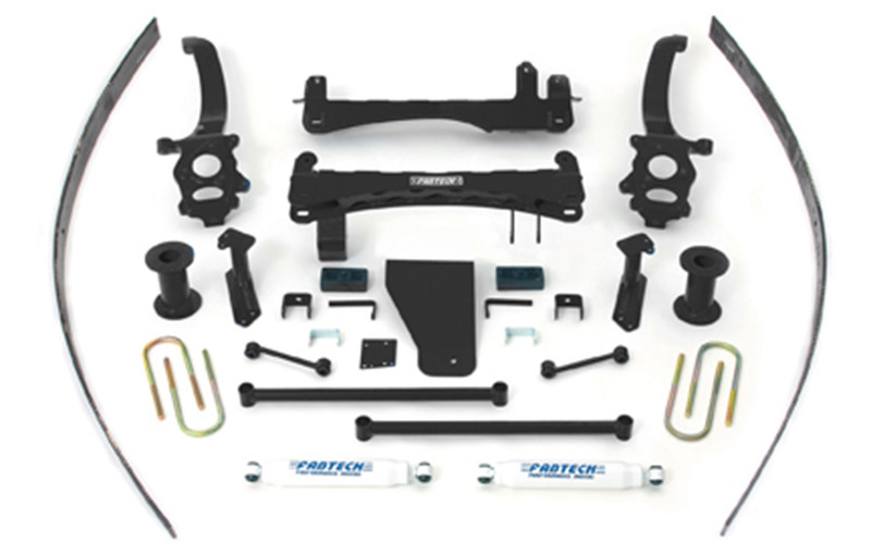 Fabtech Basic Lift System, 6 in. Lift w/ Performance Shocks For 04-13 Nissan Titan 2/4WD. - K6000