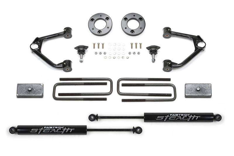 Fabtech Ball Joint Control Arm Lift System, 1.5 in. Lift w/ Rear Stealth Shocks - K1152M