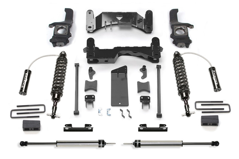 Fabtech Perormance Lift System, 6 in. Lift w/ Dirt Logic 2.5 Coilover Resi and Remote Reservoir Dirt Logic For 07-15 Toyota Tundra 2/4WD. - K7046DL