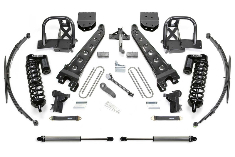 Fabtech Radious Arm System, 10 in. Lift w/ Dirt Logic 4.0 Coilover and Remote Reservoir Dirt Logic For 08-10 Ford F250 4WD. - K2047DL