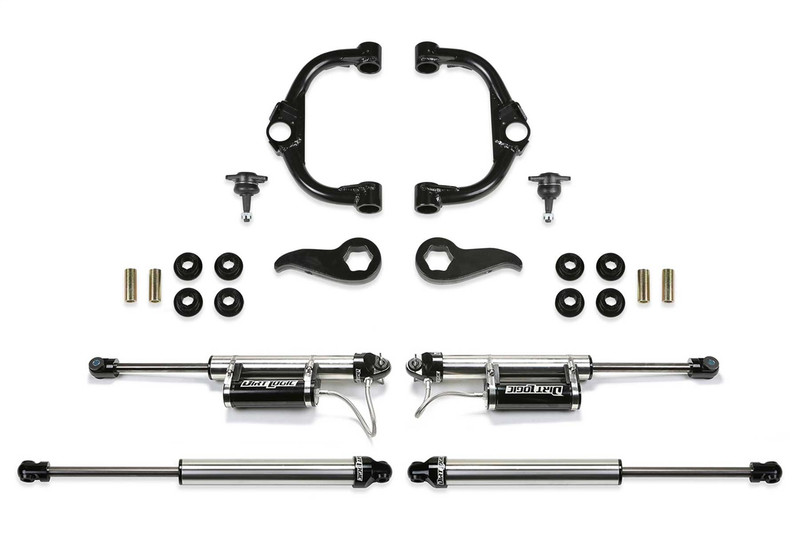 Fabtech Ball Joint Control Arm Lift System, 3.5 in. Lift w/ Front Dirt Logic 2.5 Coilover And Rear Dirt Logic 2.25 Shocks - K1158DL