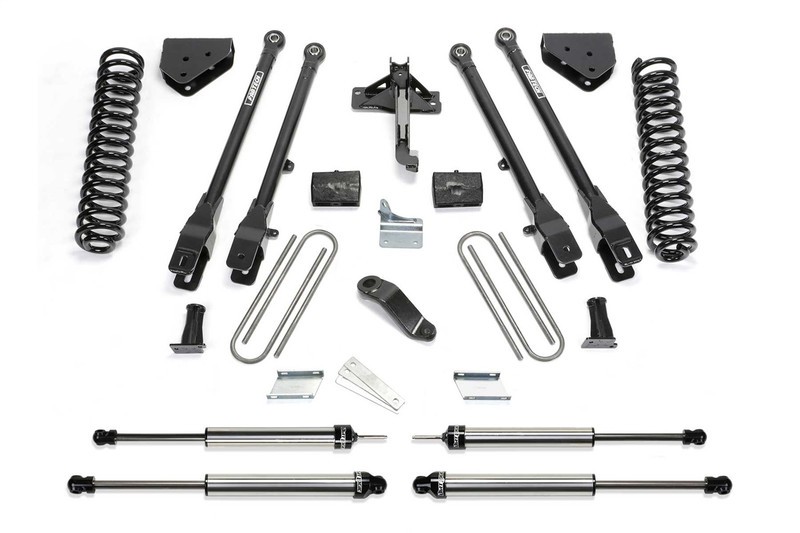 Fabtech 4 Link Lift System, 6 in. Lift w/ Coils and Dirt Logic Shocks For 08-16 Ford F350/450 4WD 8 Lug. - K2132DL