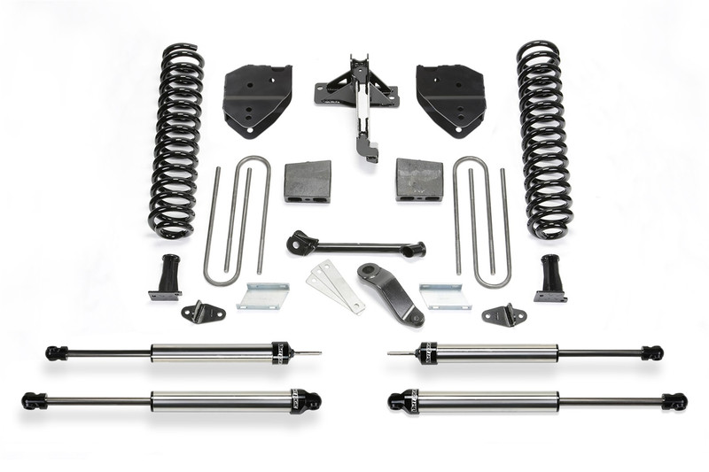 Fabtech Basic Lift System, 4 in. Lift w/ Dirt Logic Shocks For 17-21 Ford F250/F350 4WD Diesel. - K2214DL