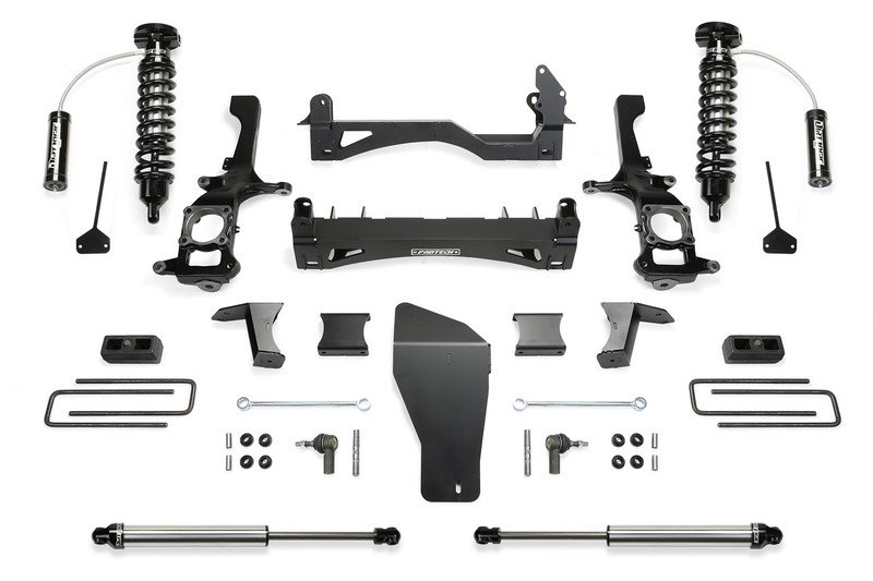 Fabtech Perormance Lift System, 6 in. Lift w/ Dirt Logic 2.5 Resi and 2.25 For 16-18 Nissan Titan Xd 4WD Diesel. - K6006DL
