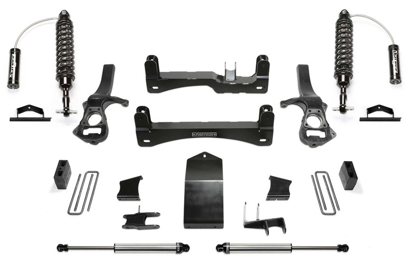 Fabtech Perormance Lift System, 4 in Lift w/ Front Dirt Logic 2.5 Resi Coilover And Rear Dirt Logic 2.25 Shocks - K1174DL