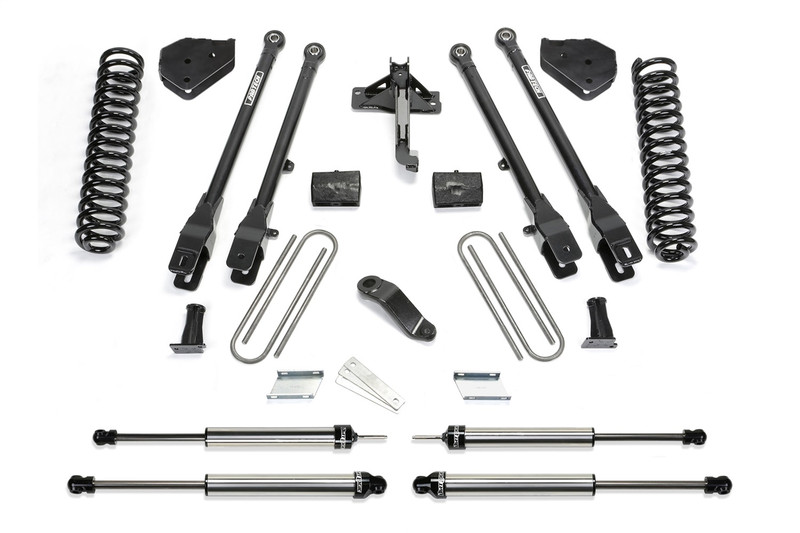 Fabtech 4 Link Lift System, 6 in. Lift w/ Coils and Dirt Logic Shocks For 17-21 Ford F250/F350 4WD Gas. - K2257DL
