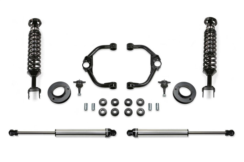 Fabtech Ball Joint Control Arm Lift System, 3 in. Lift w/ Front Dirt Logic 2.5 Coilover And Rear Dirt Logic 2.25 Shocks - K3169DL