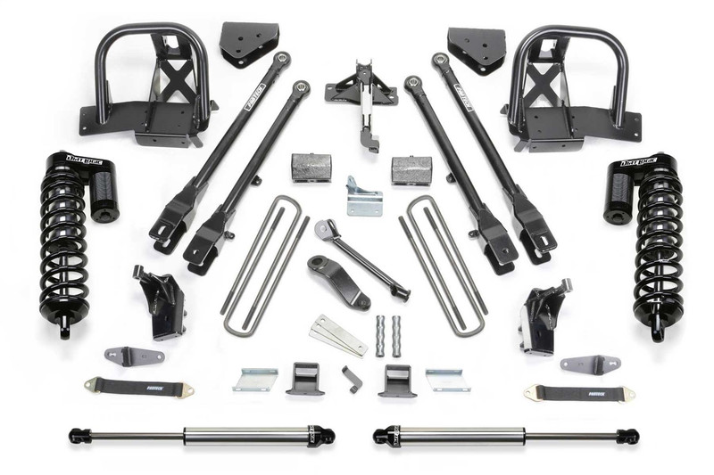Fabtech 4 Link Lift System, 6 in. Lift w/ Dirt Logic 4.0 Coilover and Remote Reservoir Dirt Logic For 11-13 Ford F450/550 4WD 10 Lug. - K2159DL